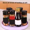 Hooks 360° Rotating Spice Rack Organizer Seasoning Holder Kitchen Storage Tray Lazy Susans Home Supplies For Bathroom Cabinets Sale