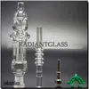 Smoking Pipes Glass Nectar Collector Kit Armtree Percolator with Titanium Tips Quartz tips Dab Straw Oil Rigs Wax Dabber Tool NC Mouthpieces