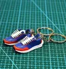 Designer Mini 3D Stereo Sneaker Keychain Woman Mannen Kinderen Key Ring Geschenk Hoogwaardige schoenen Keychains Car Handtas Key Chain Basketball schoenen