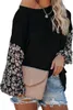 Женские блузки белый/черный цветок контраст швейцарский вязаный топ-топ осенний летний сетка сетка с длинным рукавом o шее блуз
