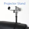 Stativ Desktop Projector Stand Metal Portable Justerable Office Home Bedside Soffa Hidden Universal Punch-Free