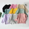 Pullover Autumn Winter Baby ملابس دافئة طفل أولاد طويل الأكمام قميص الصوف Girl Hoodie Jumper الأطفال Pullover Sweatshirt 220924