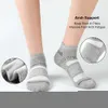 Chaussettes masculines hommes cheville 10 paires de haute qualité coton athlétique amorties respirantes sportives décontractées mâles tailles 38-48 220924