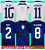 24-25 10 PULISIC Maglie da calcio personalizzate di qualità tailandese Calcio 8 McKENNIE 13 MORGAN LLOYD 15 RAPINOE 9 Ferreira yakuda Morris Musah Dest Robinson locale Casa lontano