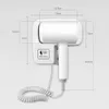 Hair Dryers 220V Wall Mounted Hair Dryer el Bathroom Hair Dryers Professional Constant Temperature Dryer with Holder Base Pun5330576