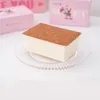 Geschenkwikkeling 30 stcs Tiramisu Mousse Cake Box Romantische roze bakverpakkingsdozen Diy Handgemaakte geschenken voor Valentijnsdag Verjaardag