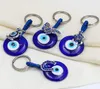 Mode Butterfuly Tortue Hibou Palm Evil Eyes Porte-clés Porte-clés En Métal Porte-clés Verre Lucky Blue Eye Pendentif Ornement Porte-clés Pour Femmes Filles Cadeau