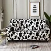 Крышка стулья черно -белая корова Расчетный диван упругое диван для гостиной для гостиной диван.
