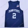 Mitch Custom Penn State Nittany Lions Basketball Jersey NCAA College Seth Lundy Abdou Tsimbila DJ Gordon Caleb Dorsey Patrick Kelly Trent Buttrick