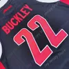 MITCH 2020 NEW NCAA DUQUESNE DUQUESNE DUKESジャージーカレッジ22バックリーバスケットボールジャージーブラックサイズの若者大人