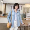 Femmes Blouses Chemises Automne Manches Longues Casual Denim Shirt Femmes Mode Slim Coton Dames Chemise Plus La Taille Bleu Jeans tops Blouse Feminina 220923