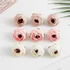 Roses de thé artificielles en soie, 50/100 pièces, bourgeons, cadeaux DIY, boîte à bonbons, décorations de noël pour la maison, jardin, accessoires de mariage