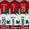 2022 Soccer Jersey Portugees Bruno Fernandes Diogo J. Wereldbeker Portuguesa Retro 2022 Joao Felix 22 23 voetbalshirt Bernardo Portugieser Men Women Kids Kit