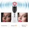 Face Massager 7 i 1 RF EMS LED-hudf￶ryngring Sk￶nhetsanordning Anti-aging Lyft Rynka Remover Micro Current Vibration Massage 220922