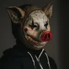 Maski imprezowe BULEX PROJEKT CLOWN PIG LATEX MASK FAY Animal Masks Horror Halloween Helmet Cosplay Costplay Masquerade Props 220926219W