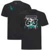 بدلة سباق F1 Summer Summer Selevived Team Top بالإضافة إلى حجم مخصص T-shirt مروحة مروحة السيارة