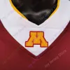 Mitch 2020 Nouveaux maillots NCAA Minnesota Golden Gophers 0 Maillot de football universitaire Rashod Bateman Taille S-3XL Rouge Tous cousus