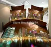 مجموعات الفراش ثلاثية الأبعاد مجموعة 4pcs المعزي setDuvet CoptedSpreadPillowCasesbed Seets Sheets Cover Sets 220924