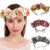 Headpieces X7YC Delicate Flower Decor Thin Side Crowns Bride Crown Hair Hoop Fashion Women Wedding Party Hairstyle Headwear Durable