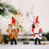 Décorations de Noël Fengrise Santa Claus Doll Tree Ornement Joyeux pour la maison Navidad Natal Cadeaux Année 2023 220924