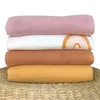 120x120cm Bamboo Cotton Muslin Swaddle Blanket Baby Bath Galze Y201009311V
