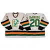 Gla MitNess Men CHL London Knights OHL 20 Louie DeBrusk Jersey All Stitched Louie DeBrusk Maglie da hockey di alta qualità