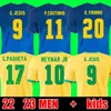 월드컵 2022 축구 저지 Camiseta de Futbol Paqueta Brazils Neres Coutinho 축구 셔츠 예수 Marcelo Pele Casemiro Brasil 2022-23 Maillots
