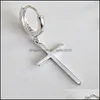 Charm Sterling Sier Charm oorbellen Cross Stud voor vrouwen Gift Earings Fashion Sieraden 531 Z2 Drop Delivery 2021 Dhseller2010 DHLZO