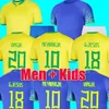 VM 2022 Soccer Jersey Camiseta de Futbol Paqueta Brazils Neres Coutinho Football Shirt Jesus Marcelo Pele Casemiro Brasil 2022-23 Maillots Yellow
