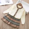 Clothing Sets Trendy toddler clothing set girl dresses spring designer born baby cute clothes for little girls outfit cloth 80-140CM