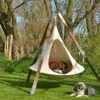 Camp Furniture LightENup Waterdichte buitentuin Camping Hangmat Swenkstoel Kinderbare kinderen Kamer TEPEE BOM TENT plafondhangende bank