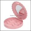 Bathroom Storage Organization 1Pc Plastic Flower Shape False Eyelash Box Makeup Cosmetic Without Mirror Case Organizer Bowknot Fashi Dhfor