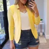 Women's Jackets Fall Fashion Women Solid Color Long Sleeve Stand Collar Slims Fit Blazer Coat Women's Clothing Blazers Fashion Long Sleeve Suits 220926