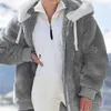 Fourrure femme fausse femme hiver grande taille femme manteau longue veste en peluche chaud épais polaire peluche 220927