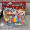 Fournitures de jouets de Noël 24 Fidget Calendrier de l'Avent Surprise Boîte-cadeau de Pâques Anti-stress Simple Dimple Enfants Nouveauté Kawaii Sensory s 220924