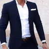 Mens Suits Blazers Klasik İnce Fit Erkekler Takım Damat Düğün Partisi Smokin 2 Parça Ceket Pantolon Set resmi profesyonel iş blazer kostüm Homme 220927