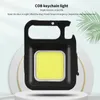 Flashlights Torches Mini LED Box 4 Modes Small Pocket Usb Camping Flash Light Work Portable Keychain For Outdoor