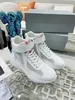 Designer Sapatos casuais homens America Cup Sneakers High Top Patent Leather Trainers