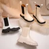 Сапоги детская обувь качество кожа британского стиля High Boots Girls Chelsea короткая детская анкель 220924