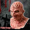 Parti Maskeleri Killers Jason Mask Cadılar Bayramı Kostümü Krueger Korku Filmleri Korkunç Lateks Başlık Cosplay Props 220926