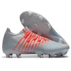 Mens High tornozelo de futebol FG CLEATS FIRENTE TRAYRERS TREINADORES AO FOVELTE BOTAS