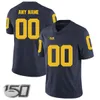 Custom Michigan Wolverines voetbalshirt Chase Winovich Tom Brady Joe Milton Joe Milton Charles Woodson Jim Harbaugh Roman Wilson Jersey