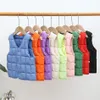 Weste Kinder Westen Warme Westen Herbst Baby Jungen Mädchen Westen Kinder Ärmellose Daunen Baumwolle Jacke Mäntel 1-8T JYF 220927