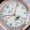 4010T MENS WATW TW FACTORY SWISS 2460QCL AUTOMATIC AUTOMATIC BIAŁY / BLUE DEL SPAPHIRE Crystal Rose Gold Classic Luksusowe Kolory na rękę