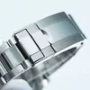 Montres-bracelets Montres pour hommes Automatique Mécanique Cadran bleu glace Acier inoxydable Saphir Céramique Lunette Diamants Montre de sport 40mm