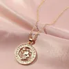 12 Collana con segno zodiacale Catena in oro Ariete Toro Pendenti Fascino Segno zodiacale Girocollo Astrologia Collane Gioielli di moda donna Will e Sandy