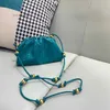 Evening Bags designer handbag new small golden ball cloud Fold bag hand held single room messenger lacquer skin women's bag dumpling handbags