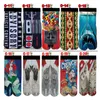 Chaussettes de sport à impression numérique 3D, par Sublimation par transfert de chaleur, chaussettes de basket-ball de rue pour hommes, chaussettes en serviette, hiver