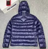 Herrparkas män crofton down jacka med hoody designer svart puffer vinterrock quiltad förpackningsbar s-2xl