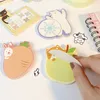 Notizen 65 Blatt Cartoon Tiere klebrige Notizblock Lesezeichen Memo Pad Notebook Aufkleber für Aufzeichnungen Kawaii Briefpapier Schulbedarf 220927